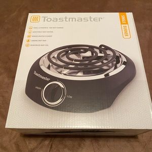 Toastmaster Single Burner, 1000 Watt with Adjustable Heat Control.  Brand New.